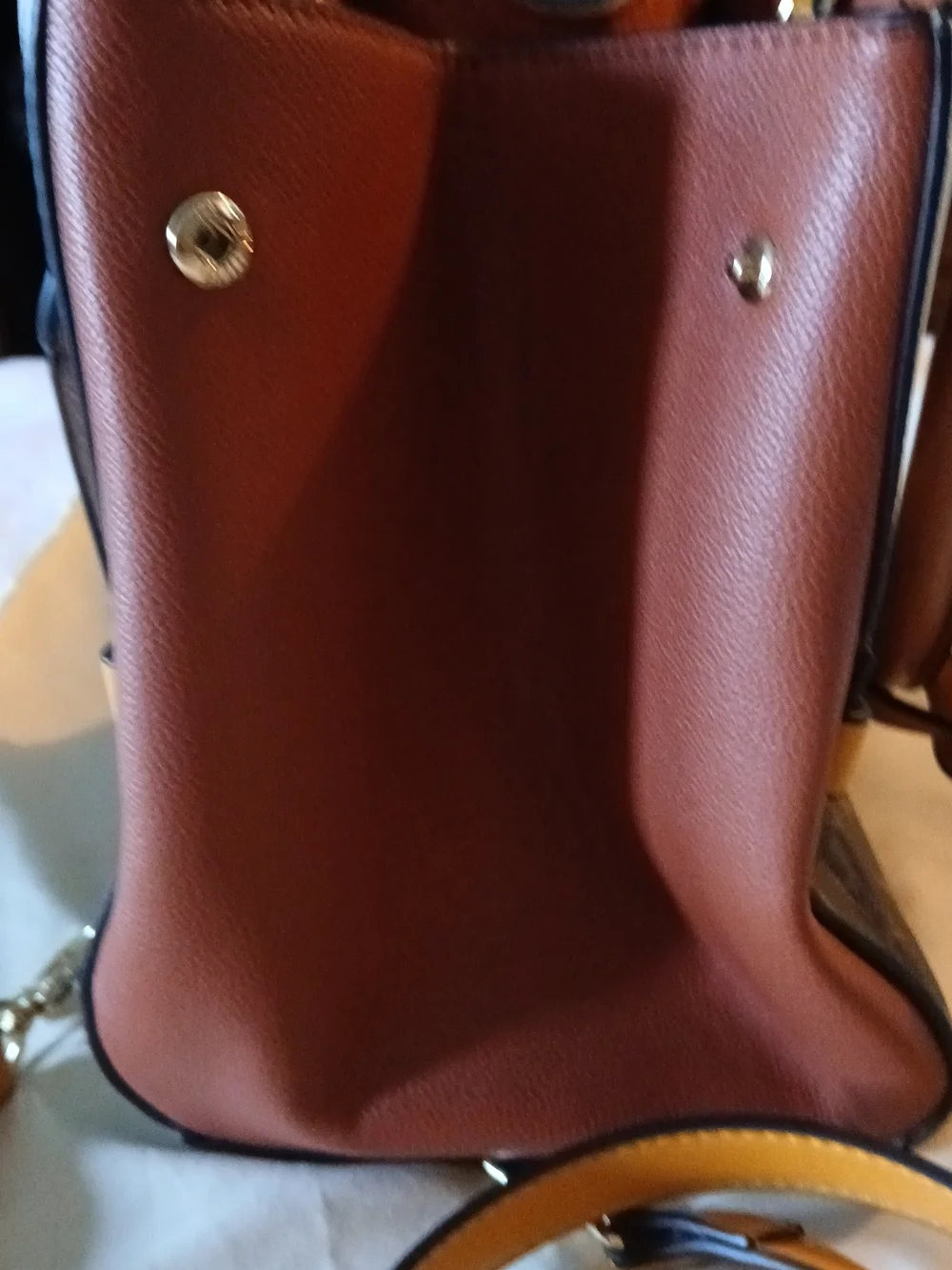 Louis Vuitton Fold Tote Satchel Crossbody PM Tri-Color Monogram + DUSTBAG